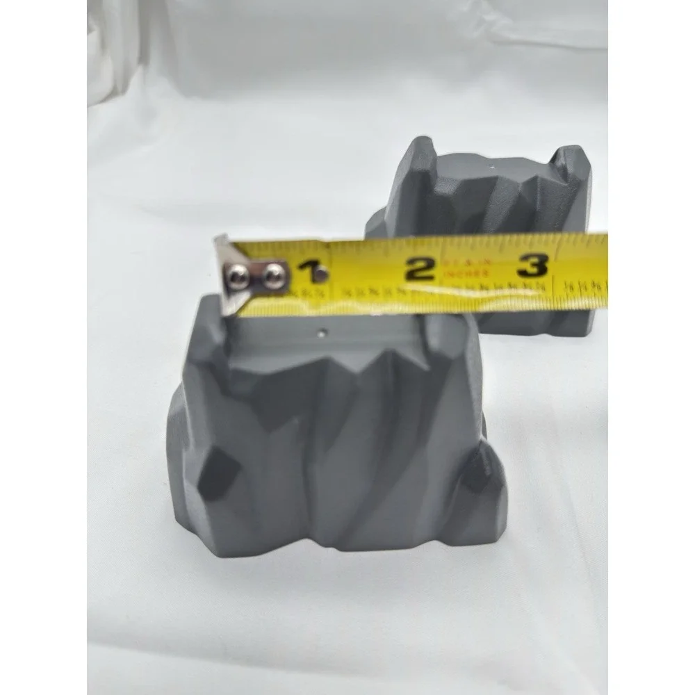 Brio World Wooden Railway‎ Train Replacement Mountain Rock Risers x 3 Gray
